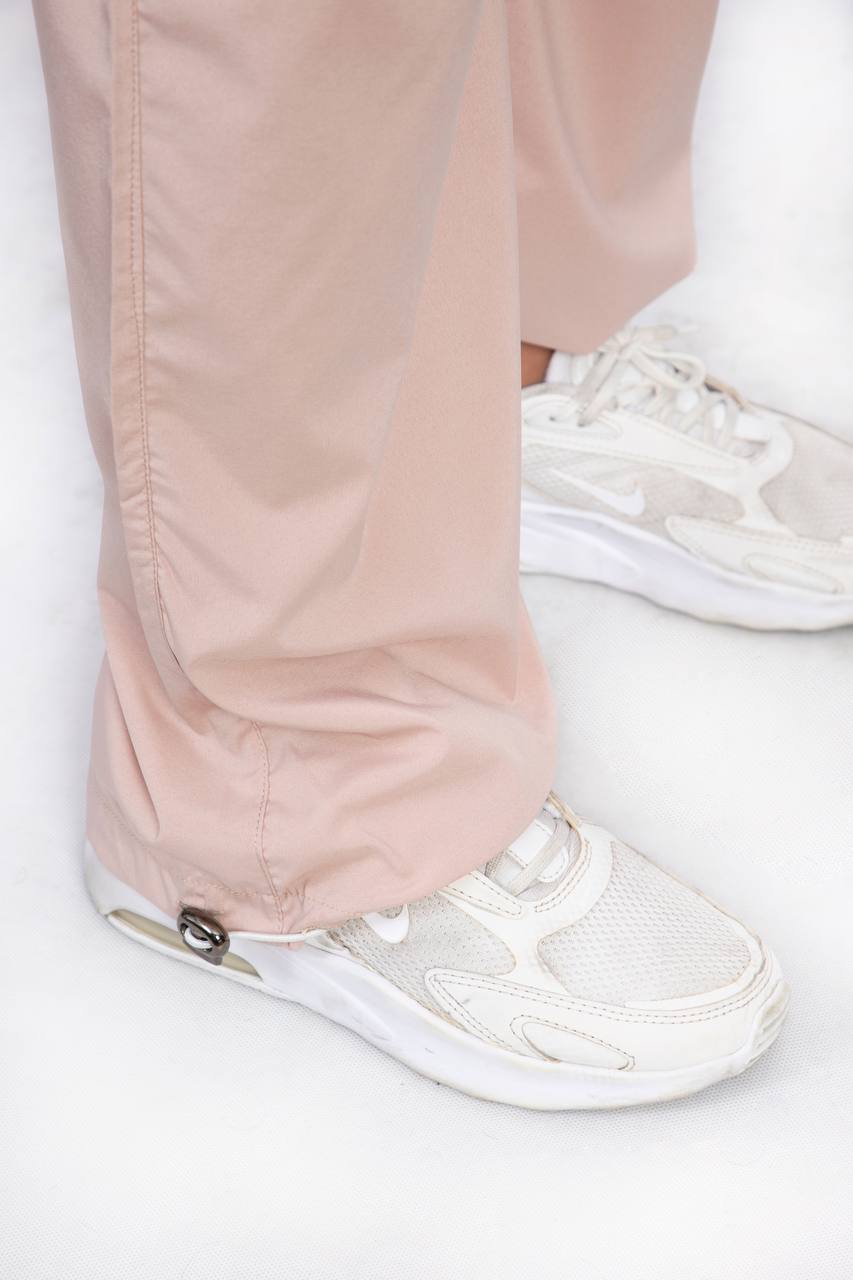 شلوار نساجی جیب دار و دمپا گت دار کد 3139